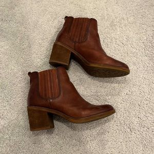 Womens brown sofft booties